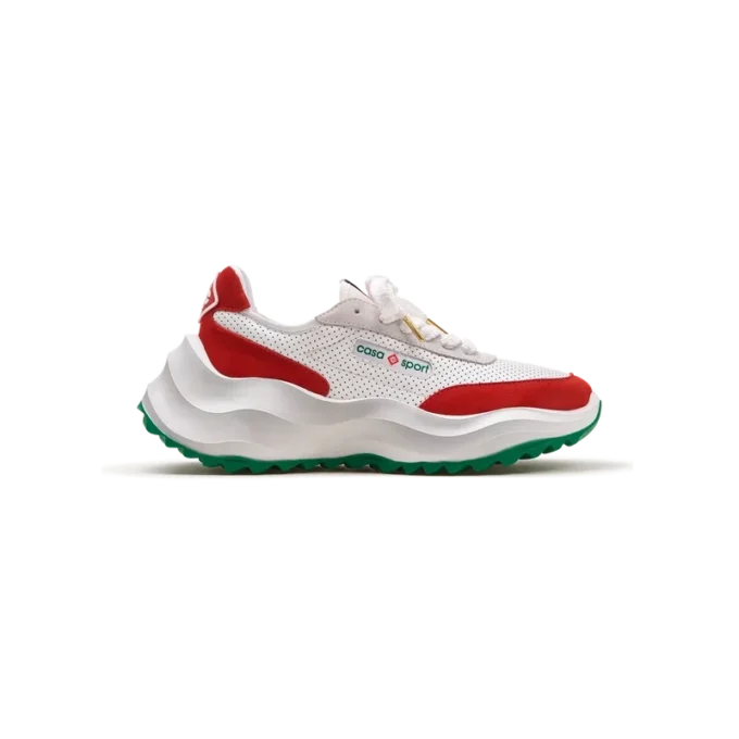 Adidași Atlantis albi și roșii pentru bărbați Adidași Atlantis albi și roșii pentru bărbați