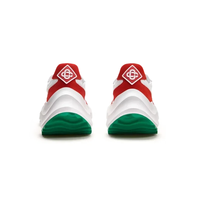 Adidași Atlantis albi și roșii pentru bărbați Adidași Atlantis albi și roșii pentru bărbați