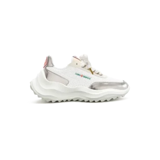 Adidași Atlantis pentru bărbați, albi și crom