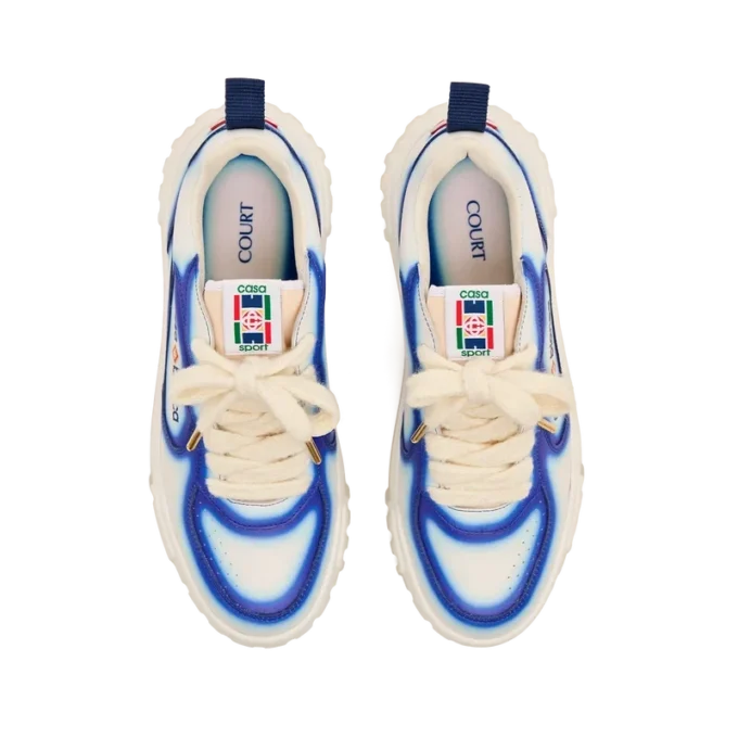 Adidași Court Blue Fade pentru femei Adidași Court Blue Fade pentru femei