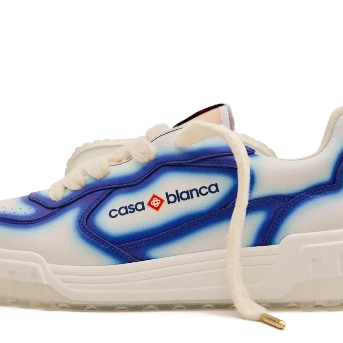 Adidași Court Blue Fade pentru femei Adidași Court Blue Fade pentru femei