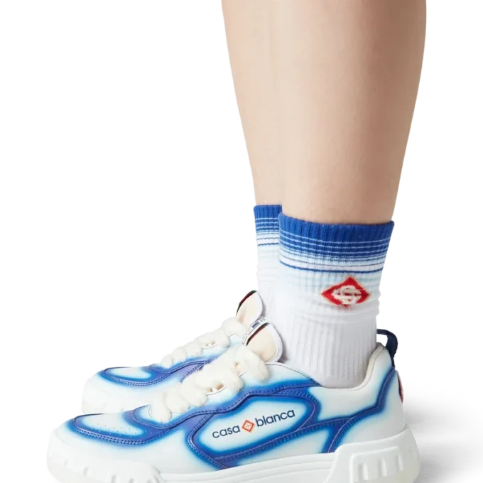 Adidași Court Blue Fade pentru femei Adidași Court Blue Fade pentru femei