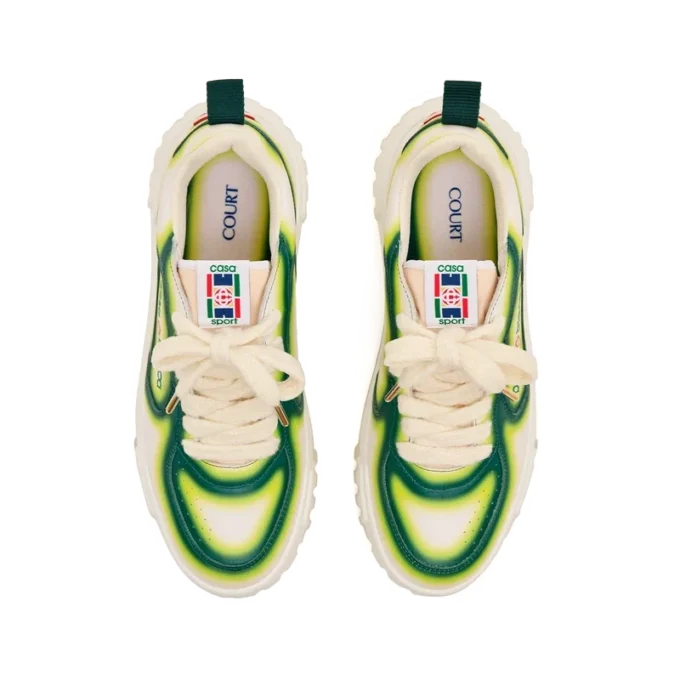 Adidași Court Green Fade pentru femei Adidași Court Green Fade pentru femei