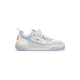 Adidași Court pentru bărbați, albi și albastru pudră