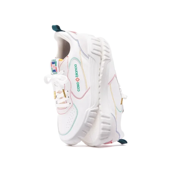 Adidași Court pentru femei, albi și multicolori Adidași Court pentru femei, albi și multicolori