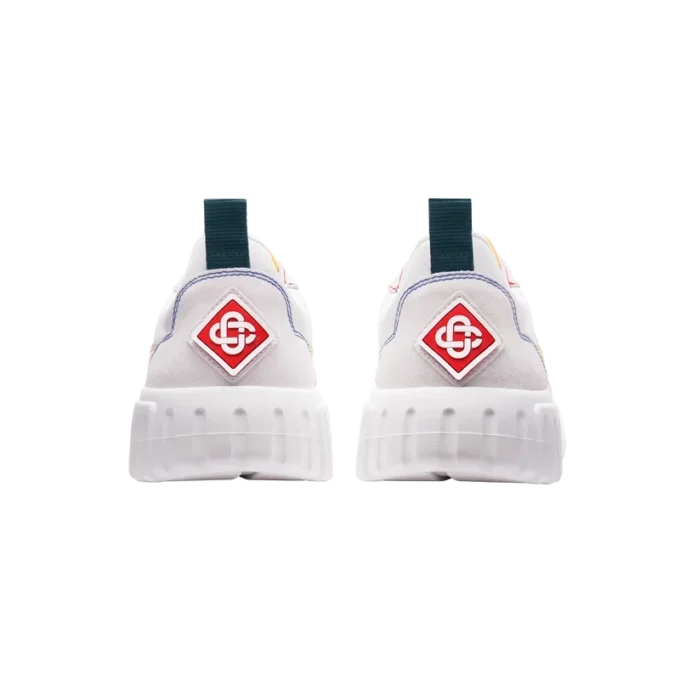 Adidași Court pentru femei, albi și multicolori Adidași Court pentru femei, albi și multicolori