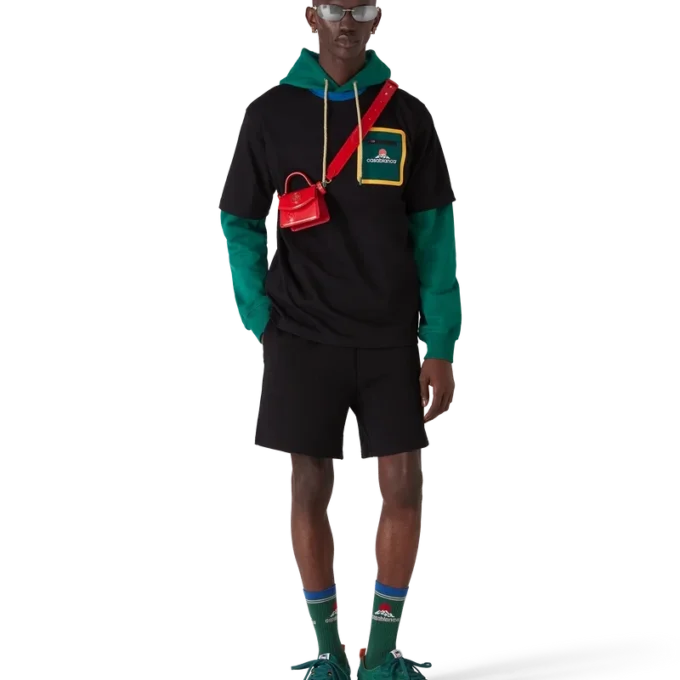 Adidași de tenis din piele de căprioară verde pentru bărbați Adidași de tenis din piele de căprioară verde pentru bărbați