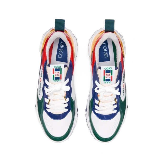 Adidași Court multicolori pentru bărbați Adidași Court multicolori pentru bărbați