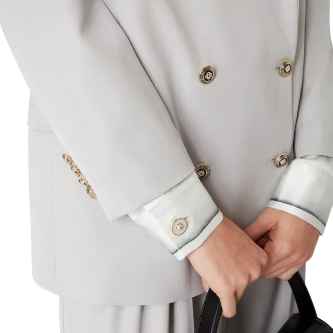 Blazer oversized din lână Blazer oversized din lână