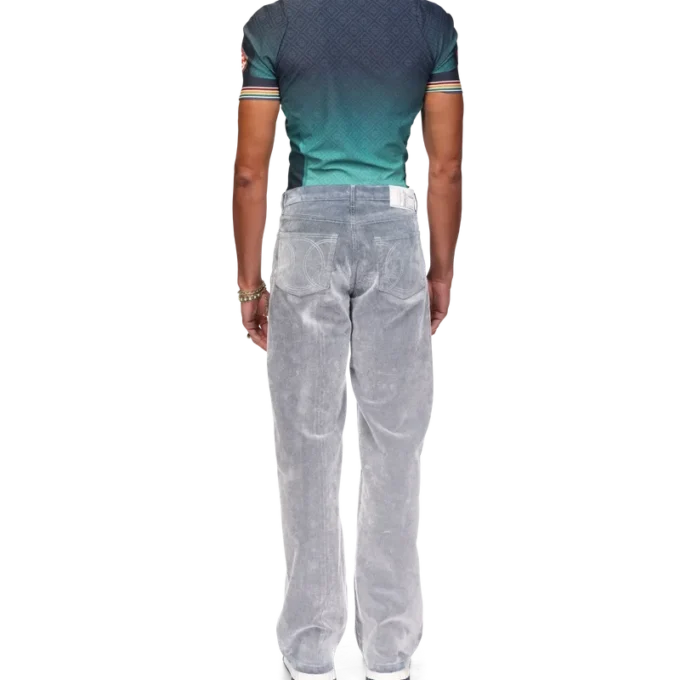 Blugi cu textură de piersică