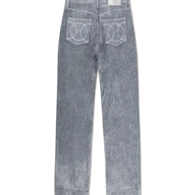 Blugi cu textură de piersică