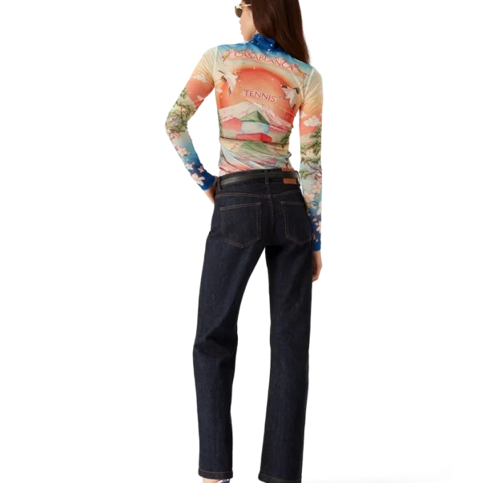 Blugi din denim cu margine Laurel Blugi din denim cu margine Laurel