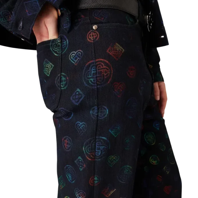 Blugi din denim Heatmap