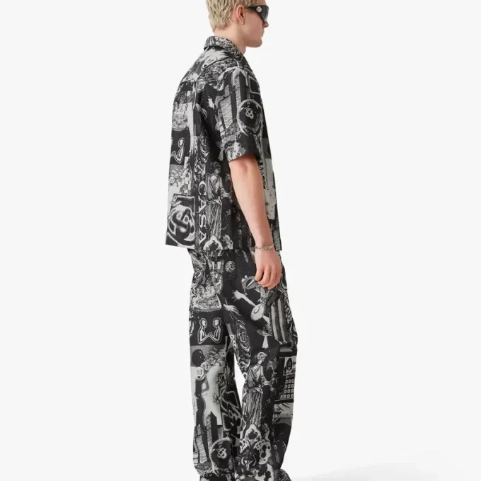 Blugi drepți Rave Collage