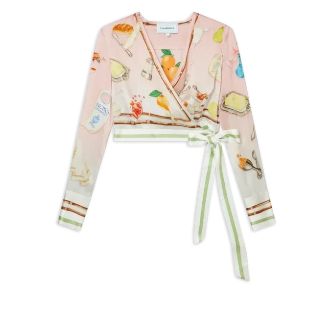 Bluză cu drapaj Ne Pas Deranger