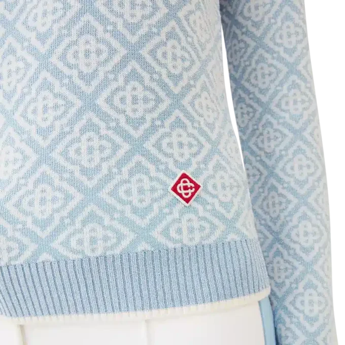 Bluză cu guler înalt Ski Monogram Bluză cu guler înalt Ski Monogram