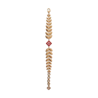 Brățară cu frunză de laur din aur