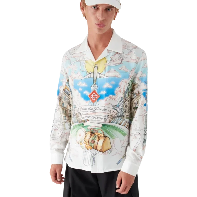 Cămășă cu mâneci lungi din magazinul din Paris