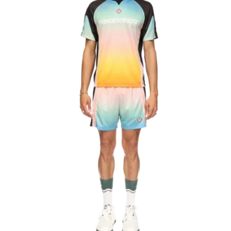 Cămășă de fotbal cu gradient pastel
