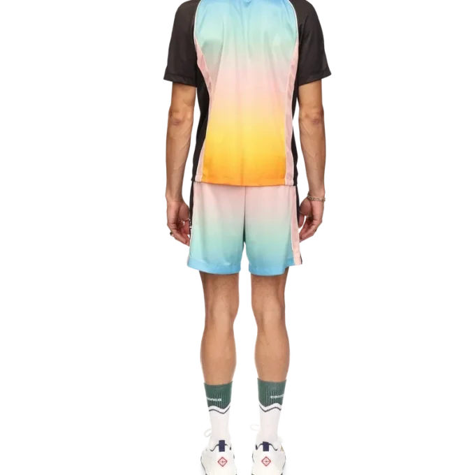 Cămășă de fotbal cu gradient pastel