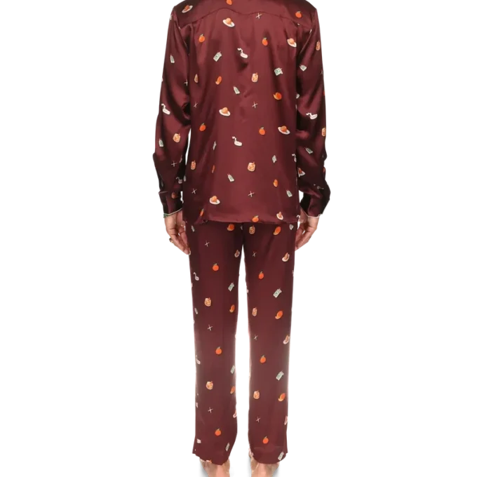 Cămășă de pijama din satin de mătase Vices