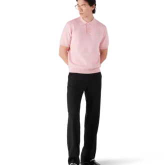 Cămășă de polo cu mâneci scurte, cu două fețe