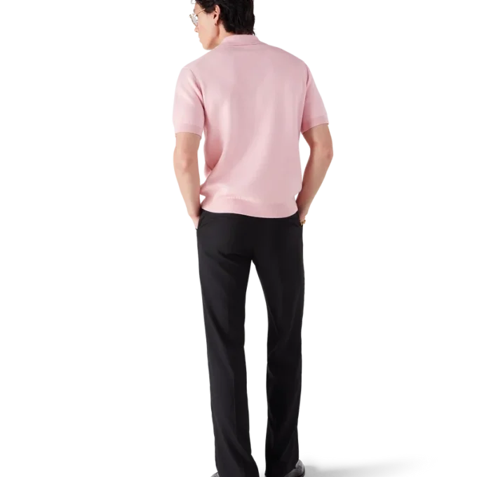 Cămășă de polo cu mâneci scurte, cu două fețe