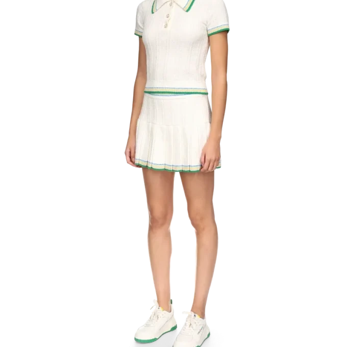 Cămășă de tricot cu nervuri Cămășă de tricot cu nervuri