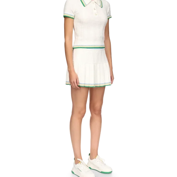 Cămășă de tricot cu nervuri Cămășă de tricot cu nervuri