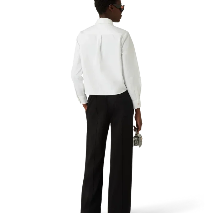 Cămășă din bumbac cu patch-uri Pearl Diamond Cămășă din bumbac cu patch-uri Pearl Diamond