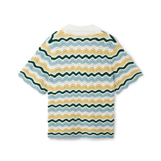 Cămășă din țesătură bouclé ondulată Cămășă din țesătură bouclé ondulată