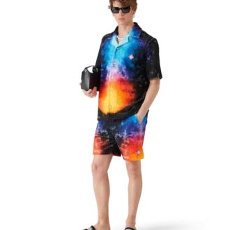 Cămășă din țesătură de prosop cu degrade