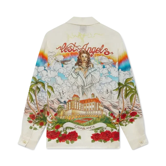 Cămășă din in cu mâneci lungi Chateau