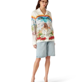 Cămășă din in cu mâneci lungi Chateau