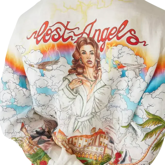 Cămășă din in cu mâneci lungi Chateau