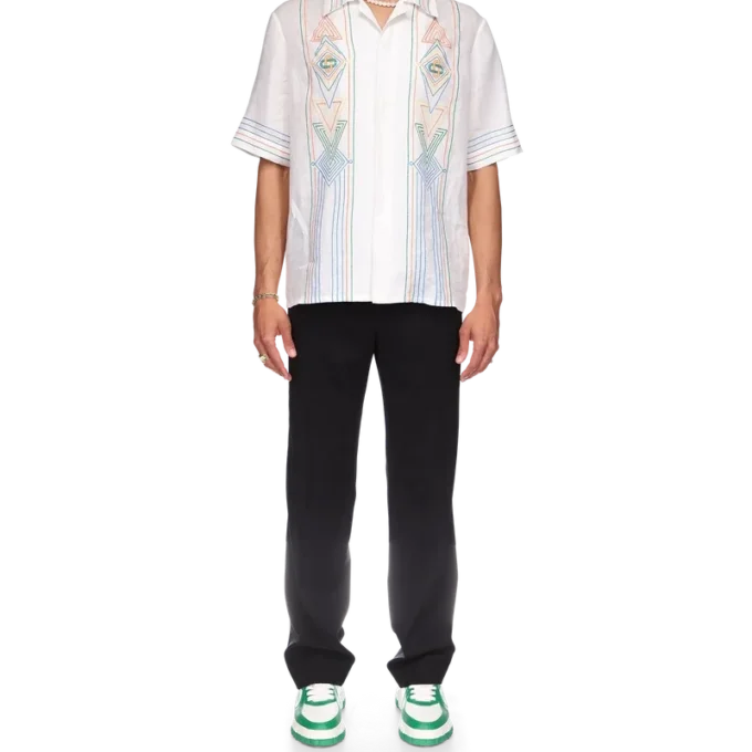 Cămășă din in Le Fil De La Musique