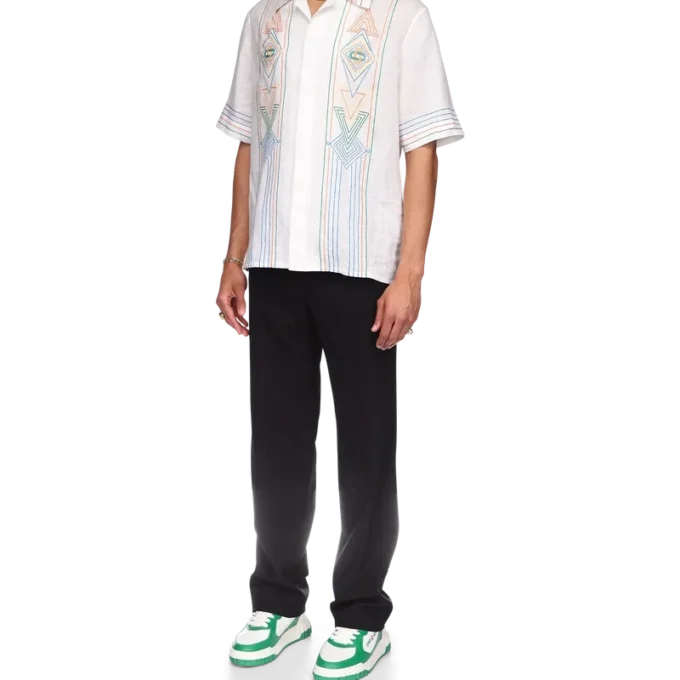 Cămășă din in Le Fil De La Musique