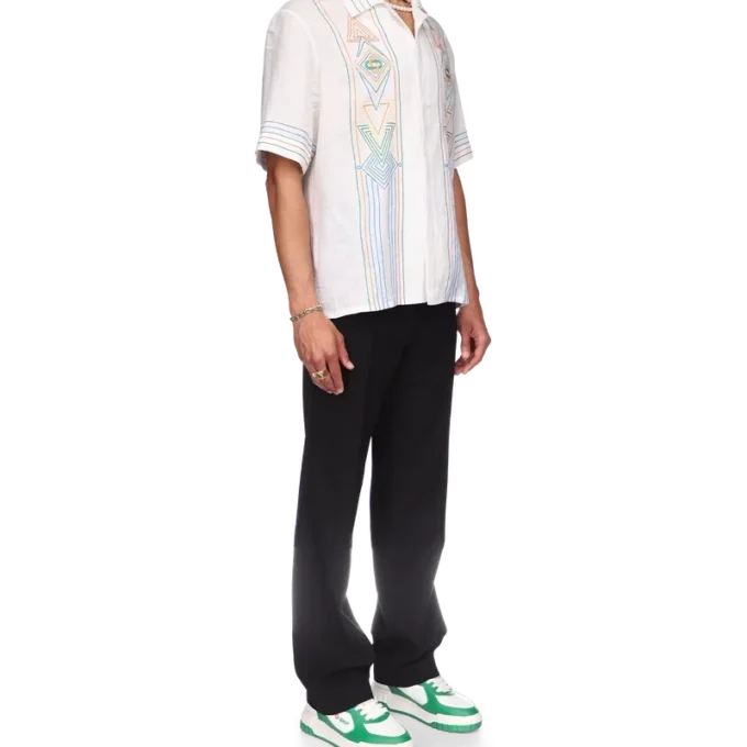 Cămășă din in Le Fil De La Musique