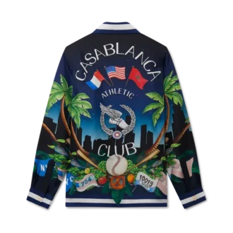 Cămășă din mătase Casablanca Athletic Club