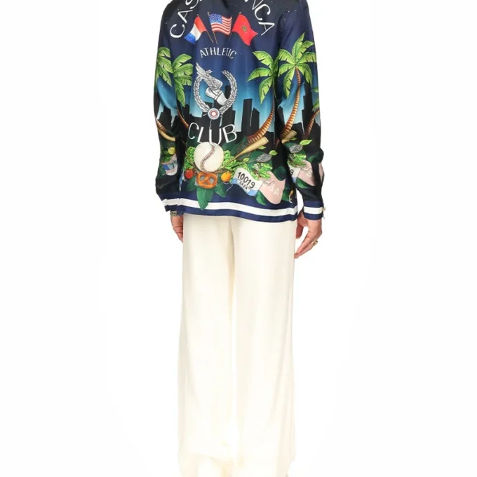 Cămășă din mătase Casablanca Athletic Club