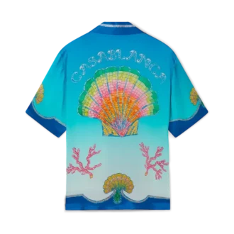 Cămășă din mătase Coquillage Colora