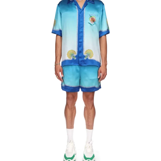 Cămășă din mătase Coquillage Colora Cămășă din mătase Coquillage Colora