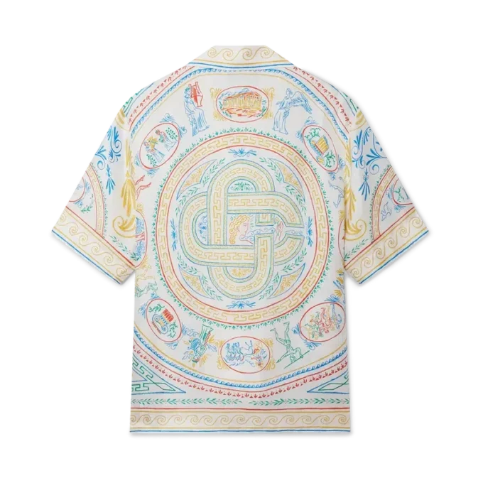 Cămășă din mătase Crayon Vase Cămășă din mătase Crayon Vase