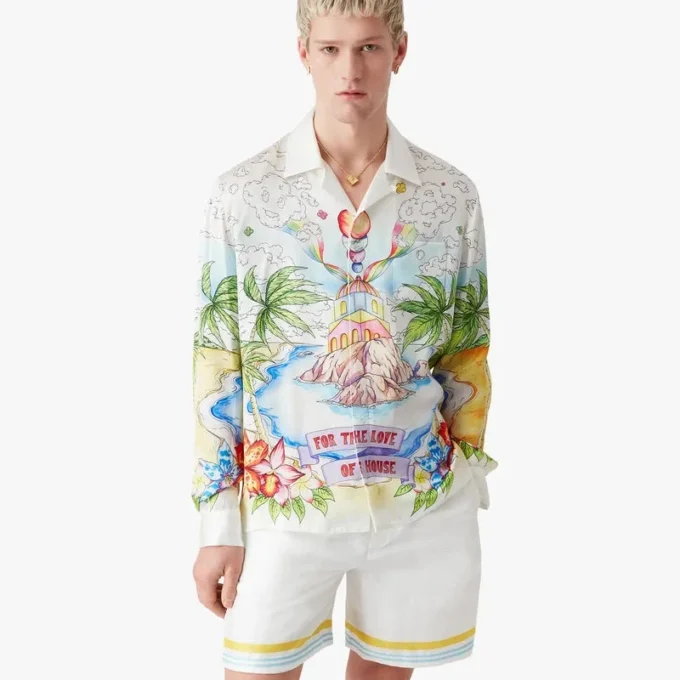 Cămășă din mătase cu mâneci lungi Better Days Cămășă din mătase cu mâneci lungi Better Days