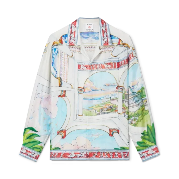 Cămășă din mătase cu mâneci lungi Le Passage Cămășă din mătase cu mâneci lungi Le Passage