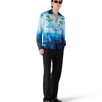 Cămășă din mătase cu mâneci lungi Lost Atlantis Cămășă din mătase cu mâneci lungi Lost Atlantis