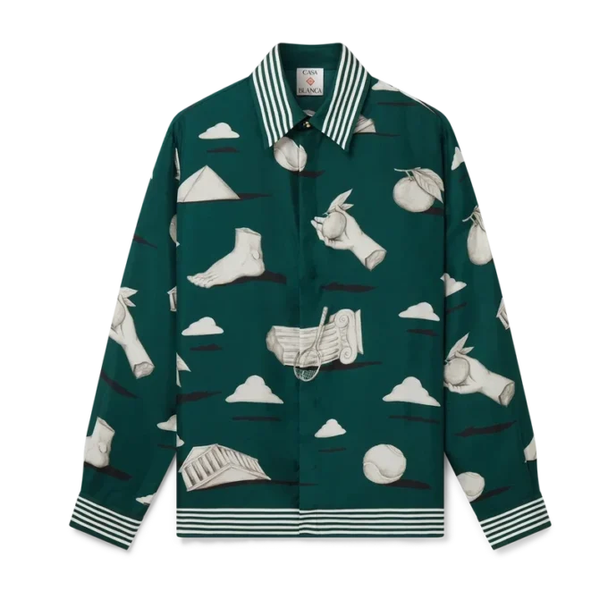 Cămășă din mătase cu mâneci lungi Metaphysical Cămășă din mătase cu mâneci lungi Metaphysical