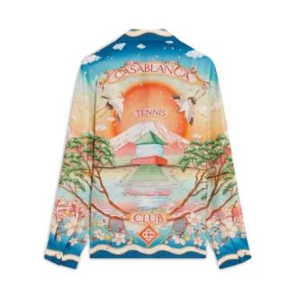 Cămășă din mătase cu mâneci lungi Tennis Club