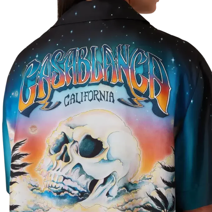 Cămășă din mătase cu mâneci scurte La Pramonition Cămășă din mătase cu mâneci scurte La Pramonition