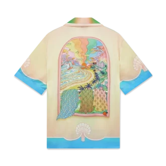 Cămășă din mătase cu mâneci scurte Lucid Dreams